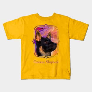 German Shepherd Puppy Kids T-Shirt